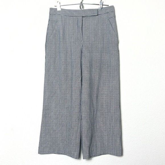 Zara Wide Leg Houndstooth Pants - Picture 2 of 7